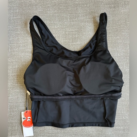 Cider Bikini Swim Top with removable pads Black Size 2XL - Picture 5 of 9